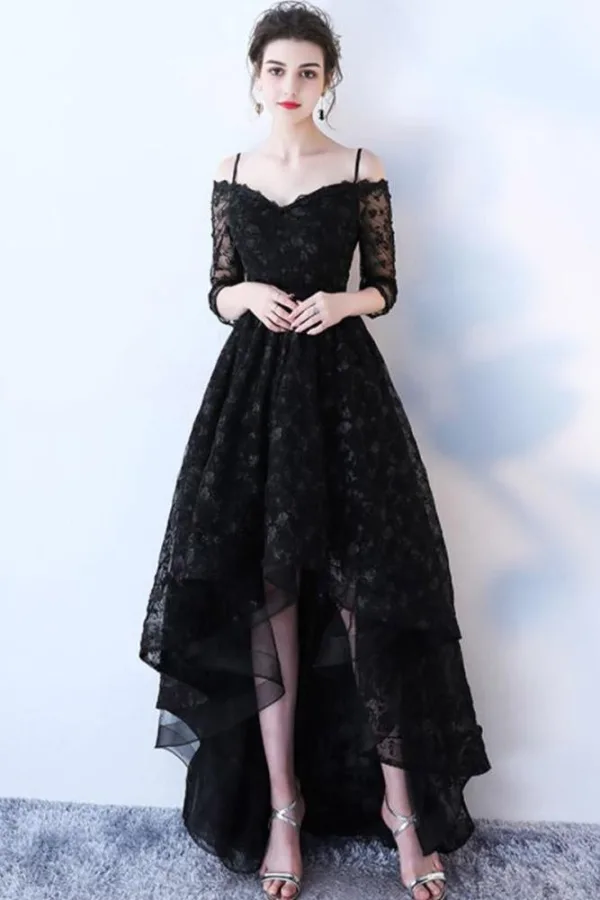 Robe de Soirée Dentelle et Tulle