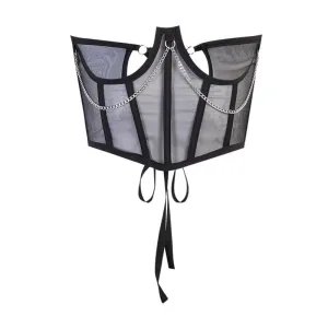 Corset Dentelle Transparent